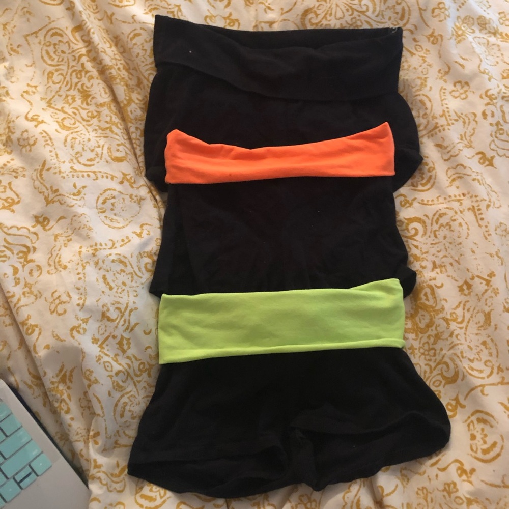 Black yoga short bundle